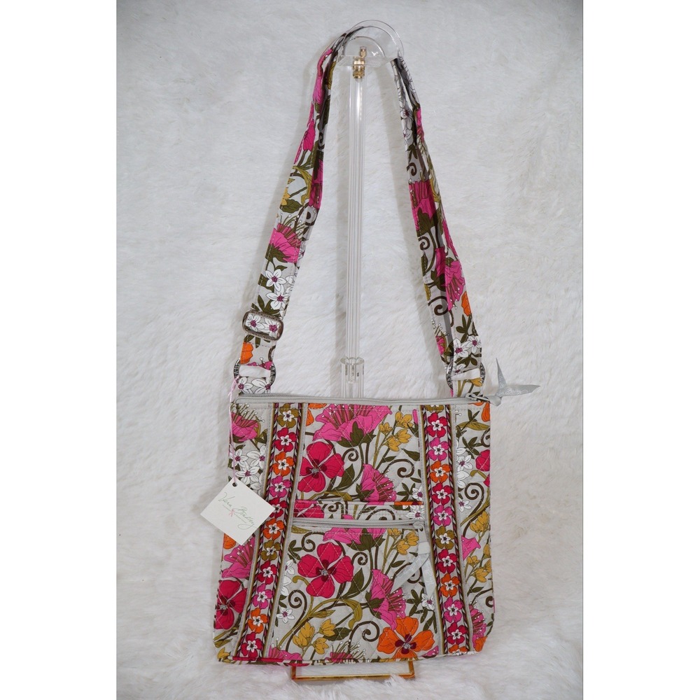 NWT Vera Bradley Hipster Crossbody Bag Tea Garden